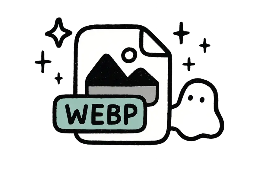 صورة WebP مع نص مترجم على الصورة